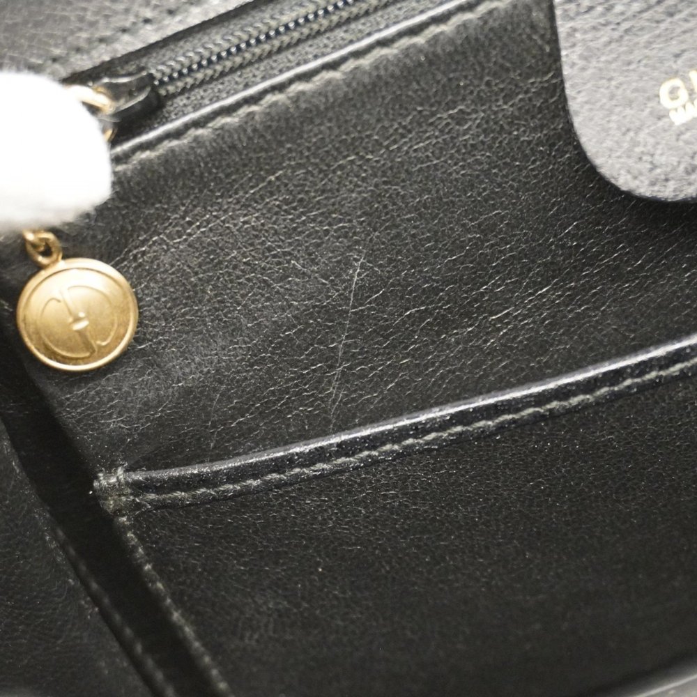 GUCCI Black Leather Bamboo Bag - Picture 11 of 15